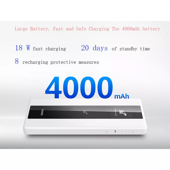 5G Mobile WiFi Mini Pocket WiFi Wireless Charger Router Huawei E6878-870 NSA/SA 4000Mah Portablerouter WIFi Modem 5