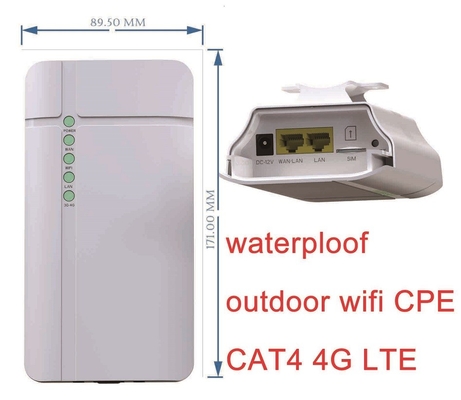 comprar Router inalámbrico al aire libre al aire libre impermeable de los apuroses del CPE 150Mbps de LTE para la cámara IP online manufacture