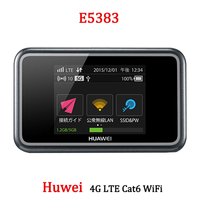 comprar Router móvil desbloqueado del wifi del repetidor del portatil del router del wifi de Huawei E5383 cat6 4G online manufacture