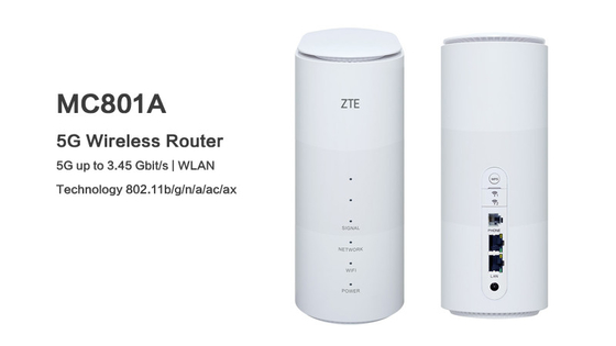 comprar El router interior 5g WiFi de los routeres interiores del CPE de ZTE MC801A 5G el 100m desbloqueó a SIM Card online manufacture